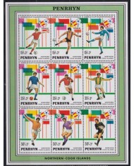 F-EX64746 PENRHYN MNH 1982 SPAIN SOCCER FUTBOL FOOTBALL CHAMPIONSHIP.