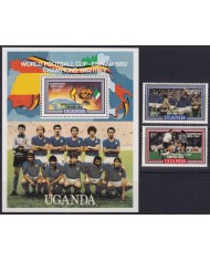 F-EX63641 UGANDA MNH 1983 WORLD CHAMPIONSHIP WINNER SOCCER FOOTBALL.