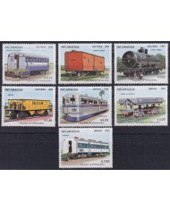 F-EX63440 NICARAGUA MNH 1983 RAILROAD TRAIN RAILWAYS LOCOMOTIVE FERROCARRIL.