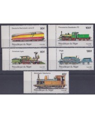 F-EX63974 NIGER MNH 1980 RAILROAD TRAIN RAILWAYS LOCOMOTIVE FERROCARRIL.