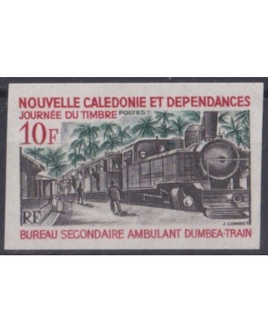F-EX63977 NEW CALEDONIE MNH 1971 IMPERF RAILROAD TRAIN RAILWAYS LOCOMOTIVE FERROCARRIL.
