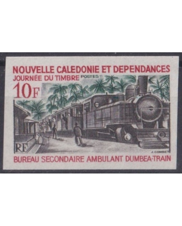 F-EX63977 NEW CALEDONIE MNH 1971 IMPERF RAILROAD TRAIN RAILWAYS LOCOMOTIVE FERROCARRIL.