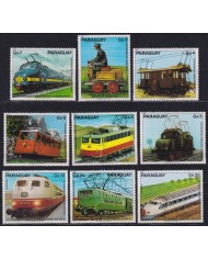 F-EX63471 PARAGUAY MNH 1979 RAILROAD TRAIN RAILWAYS LOCOMOTIVE FERROCARRIL.