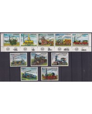F-EX63611 PARAGUAY MNH 1972 MUESTRA RAILROAD TRAIN RAILWAYS LOCOMOTIVE FERROCARRIL.