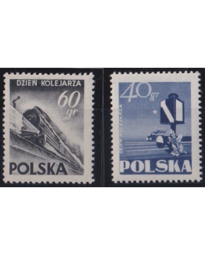 F-EX63981 POLAND MLH 1954 RAILROAD TRAIN RAILWAYS LOCOMOTIVE FERROCARRIL.