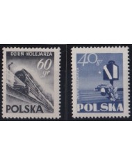 F-EX63981 POLAND MLH 1954 RAILROAD TRAIN RAILWAYS LOCOMOTIVE FERROCARRIL.