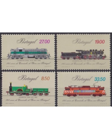F-EX63473 PORTUGAL MNH 1981 RAILROAD TRAIN RAILWAYS LOCOMOTIVE FERROCARRIL.