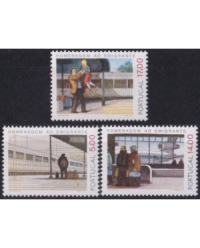 F-EX63979 PORTUGAL MNH 1979 EMIGRATION RAILROAD TRAIN RAILWAYS LOCOMOTIVE FERROCARRIL.