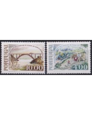 F-EX63980 PORTUGAL MNH 1977 CENT RAILROAD TRAIN RAILWAYS LOCOMOTIVE FERROCARRIL.