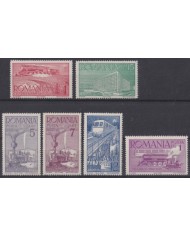 F-EX63996 RUMANIA MNH 1939 RAILROAD TRAIN RAILWAYS LOCOMOTIVE FERROCARRIL.
