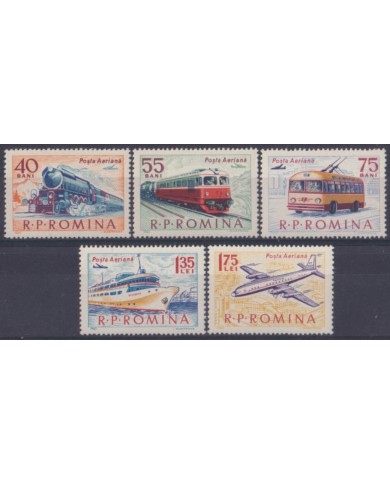 F-EX63987 RUMANIA MNH 1963 RAILROAD TRAIN RAILWAYS LOCOMOTIVE FERROCARRIL.