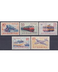 F-EX63987 RUMANIA MNH 1963 RAILROAD TRAIN RAILWAYS LOCOMOTIVE FERROCARRIL.