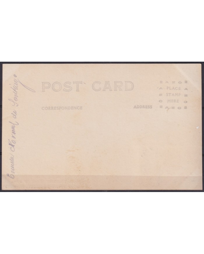 POS-1882 CUBA POSTCARD 1929 10c CAPITOL USE SANTIAGO DE CUBA. ESCUELA NORMAL.