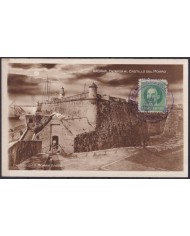POS-1884 CUBA POSTCARD 1929 1c MARTI USE HAVANA MORRO CASTLE.
