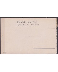 POS-1946 CUBA POSTCARD CIRCA 1920 HAVANA EL TEMPLETE UNUSED + STAMPS.