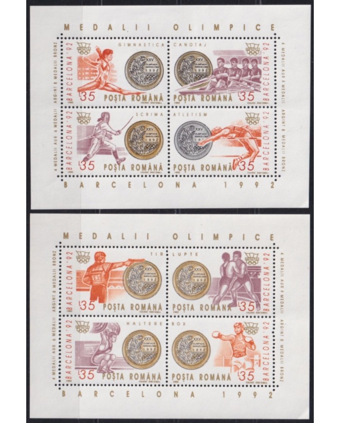 F-EX65142 RUMANIA MNH 1988 SEOUL OLYMPIC GAMES ATHLETISM BOXING SHUTTING GYMNASTICS.