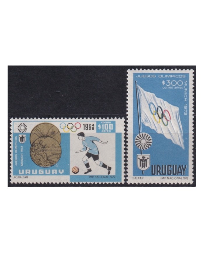 F-EX65153 URUGUAY MNH 1972 MUNICH OLYMPIC GAMES SOCCER.