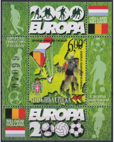 F-EX65560 SERBIA MNH 2000 EUROPA SOCCER CUP.