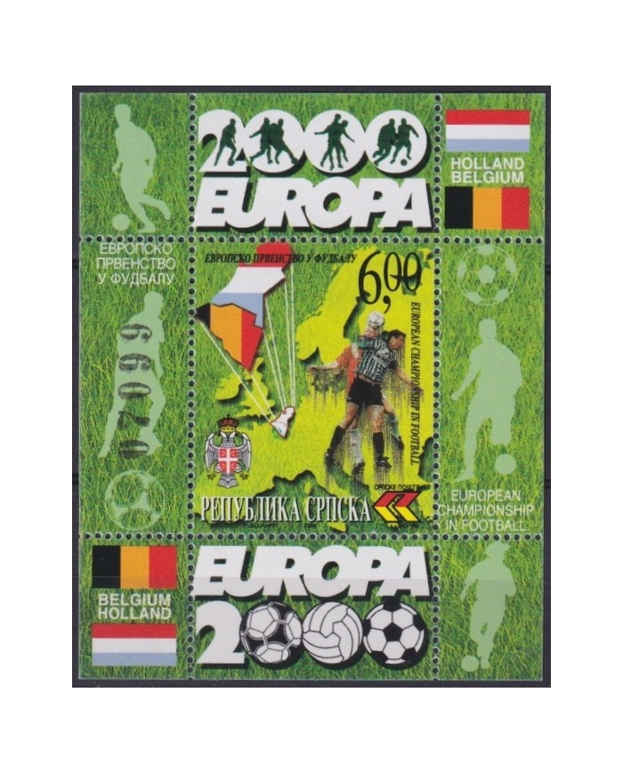F-EX65560 SERBIA MNH 2000 EUROPA SOCCER CUP.