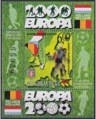 F-EX65560 SERBIA MNH 2000 EUROPA SOCCER CUP.