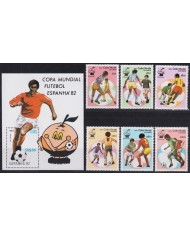 F-EX65895 CABO VERDE MNH 1982 WORLD CHAMPIONSHIP SOCCER FOOTBALL.