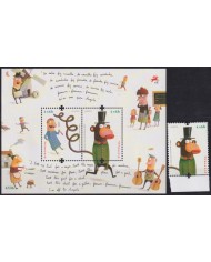 F-EX65430 PORTUGAL MNH 2010 EUROPA CEPT CHILDREN DRAWING BOOK.