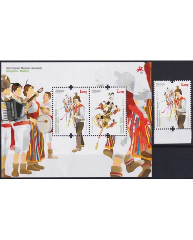 F-EX65418 PORTUGAL MADEIRA MNH 2014 EUROPA CEPT MUSIC INSTRUMENT.