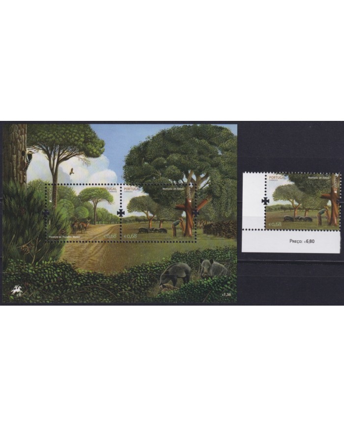 F-EX65429 PORTUGAL MNH 2011 EUROPA CEPT FOREST BOSQUES.