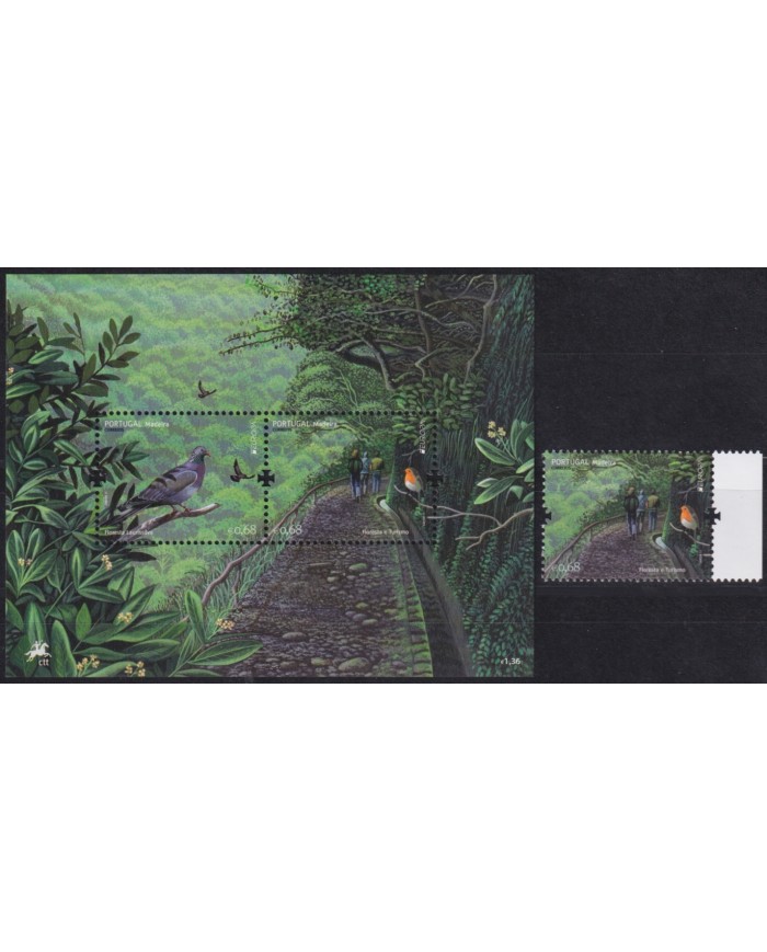 F-EX65428 PORTUGAL MADEIRA MNH 2011 EUROPA CEPT FOREST BOSQUES BIRD PIGEON.