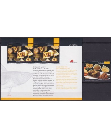 F-EX65413 PORTUGAL MNH 2005 EUROPA CEPT GASTRONOMY FOOD FISH.