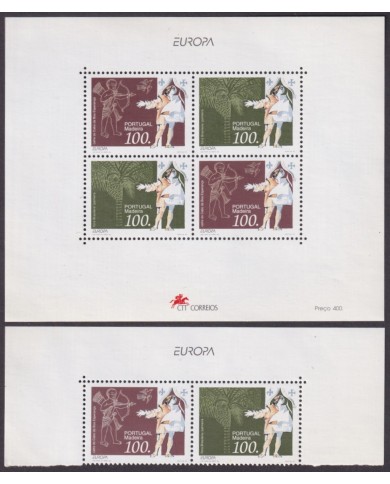 F-EX66069 PORTUGAL MADEIRA MNH 1994 EUROPA CEPT DISCOVERY CAFRE INDIGEOUS PALM.