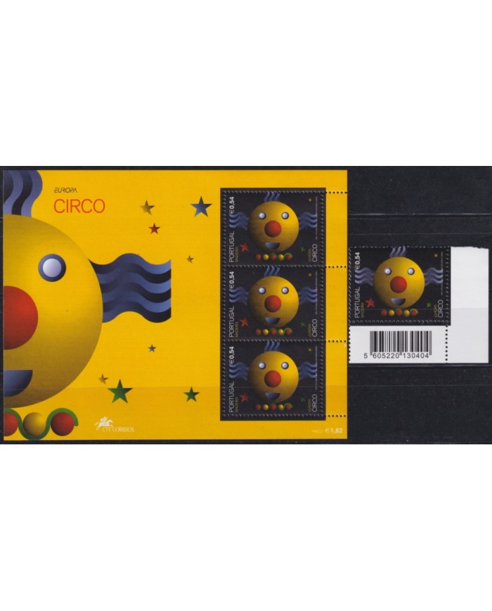 F-EX66068 PORTUGAL MADEIRA MNH 2002 EUROPA CEPT CIRCUS CLOWNS.