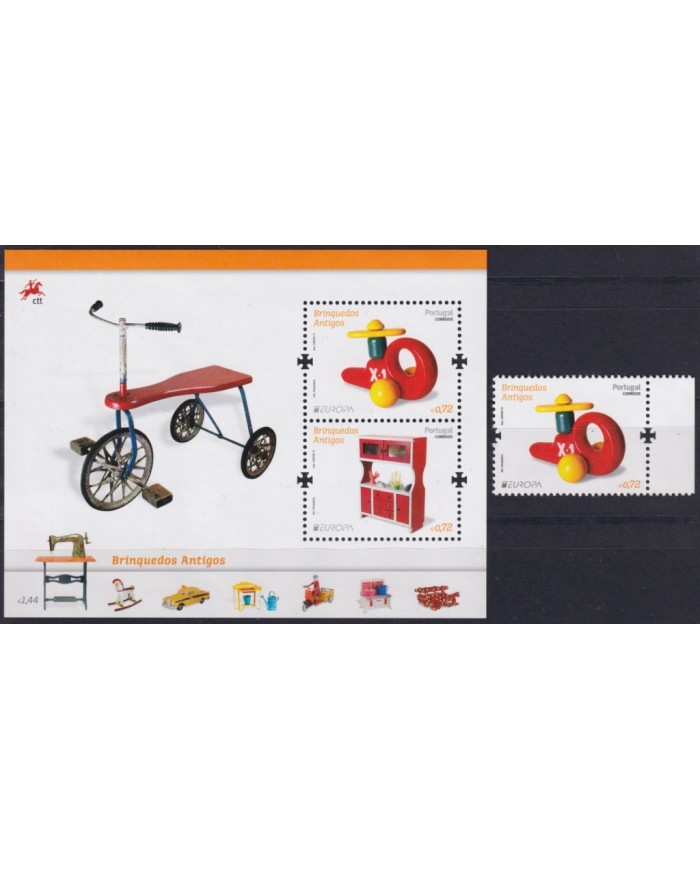 F-EX66032 PORTUGAL MNH 2015 EUROPA CEPT OLD CHILDREN TOYS.