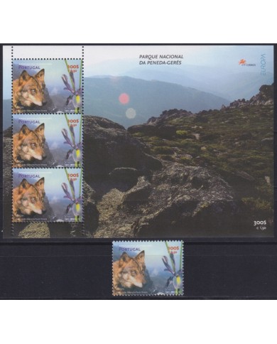 F-EX66021 PORTUGAL MNH 1999 EUROPA CEPT RESERVE NATIONAL PARK WOLF.
