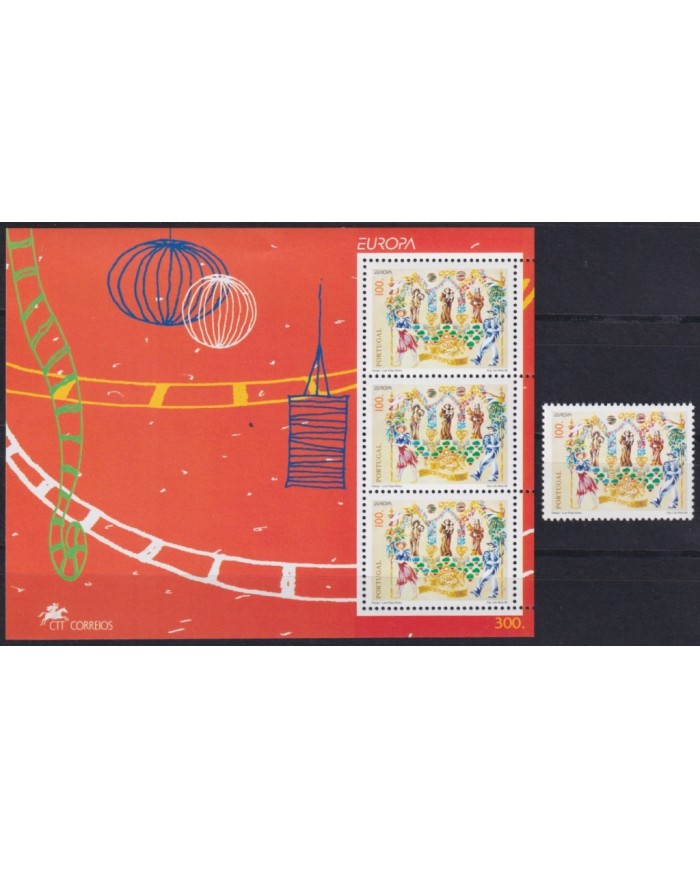 F-EX66019 PORTUGAL MNH 1998 EUROPA CEPT FESTIVAL & NATIONAL CELEBRATION.