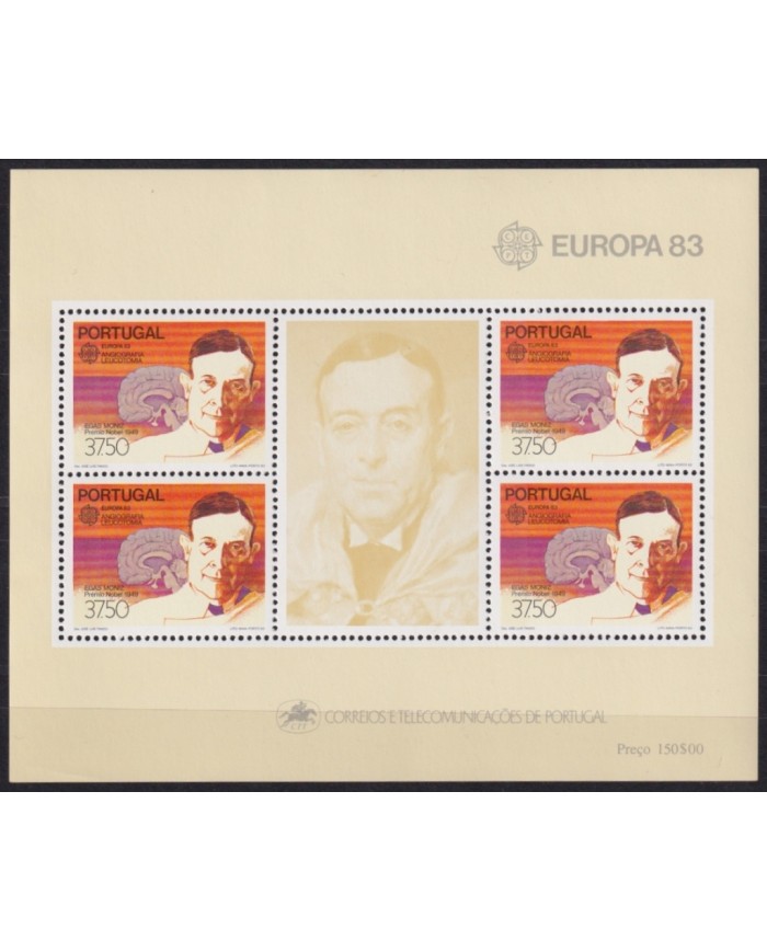 F-EX66011 PORTUGAL MNH 1983 EUROPA CEPT EGAS MONIZ NOBEL AWARD.