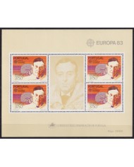 F-EX66011 PORTUGAL MNH 1983 EUROPA CEPT EGAS MONIZ NOBEL AWARD.