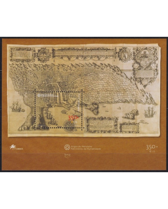 F-EX66008 PORTUGAL AZORES MNH 1984 UPAEP UNESCO ANGRA PATRIMONIAL HERITAGE.