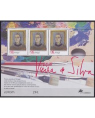F-EX65704 GREECE MNH 1996 EUROPA CEPT FAMOUS WOMAN. PERF + IMPERF BORDER.