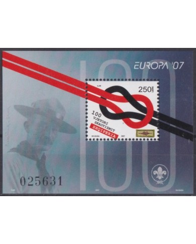 F-EX65749 ALBANIA MNH 2007 EUROPA SCOUTING BOYS SCOUTS.