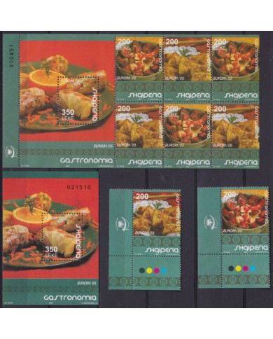 F-EX66072 ALBANIA MNH 2006 EUROPA GASTRONOMY FOOD.