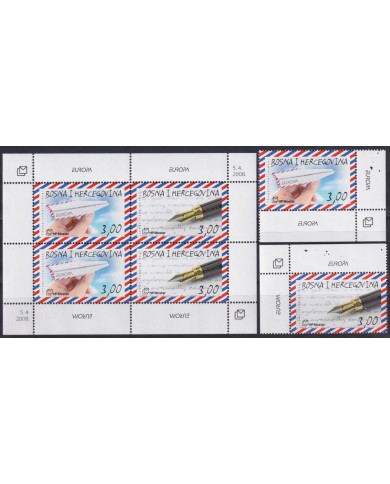 F-EX65757 BOSNIA & HERCEGOVINA MNH 2008 EUROPA HAND WRITTER THE LETTER.