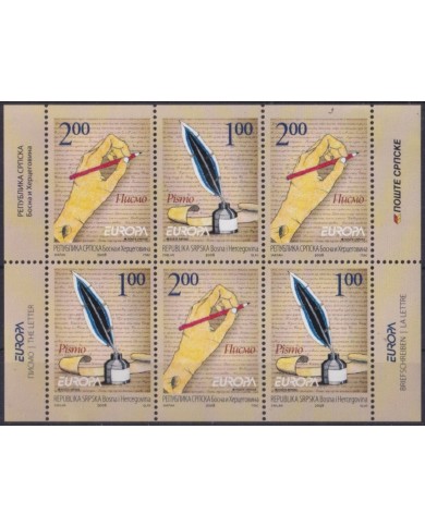 F-EX65601 BOSNIA & HERCEGOVINA MNH 2008 EUROPA HAND WRITTER THE LETTER.