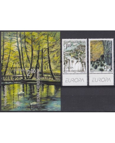 F-EX65670 BOSNIA & HERCEGOVINA MNH 2001 EUROPA CEPT TREASURE OF NATURE.