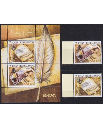 F-EX65693 BOSNIA & HERCEGOVINA MNH 2008 EUROPA HAND WRITTER THE LETTER.