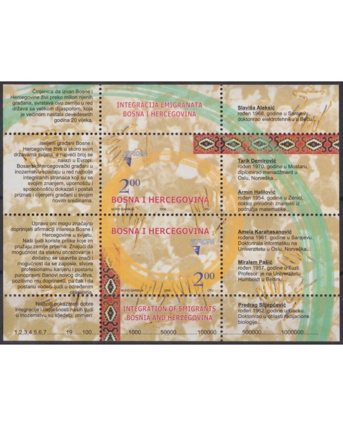 F-EX65631 BOSNIA & HERCEGOVINA MNH 2006 EUROPA CEPT INTEGRATION.