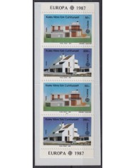 F-EX65620 TURKISH CYPRUS MNH 1987 EUROPA CEPT MODERN ARCHITECTURE.