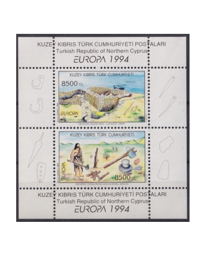 F-EX65652 TURKISH CYPRUS MNH 1987 EUROPA CEPT INVENTIONS & DISCOVERY.