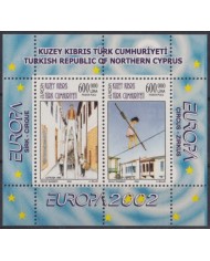 F-EX65565 TURKISH CYPRUS MNH 2002 EUROPA CEPT CIRCUS SHEET.