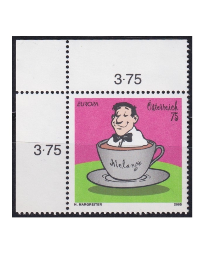F-EX65592 AUSTRIA MNH 2005 EUROPA CEPT GASTRONOMY FOOD.